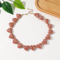Retro Heart Statement Necklace - DippedShop Wholesale - #3651