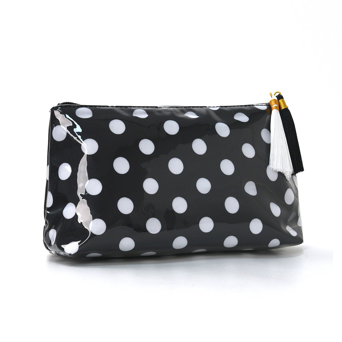 Vintage Polka Dots Waterproof PVC Cosmetic Bags MK2BLW6C5CO06