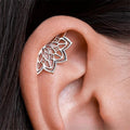 Gothic Halloween Spider Web Stud Earring 6W6JER547