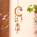 Colorful Stones Moon Wrap Tassel Hanging Suncatchers MK2CZAS6H7HLS68