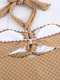 Sexy Criss Cross Swimsuit - DippedShop Wholesale - #5235