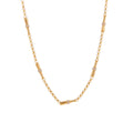 Sporty Style Tennis Racket Ball Charm Necklace 6W6JNC415L