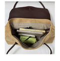 Minimalist Color Contrast Large Capacity Shoulder Bag 6W10BBG2412
