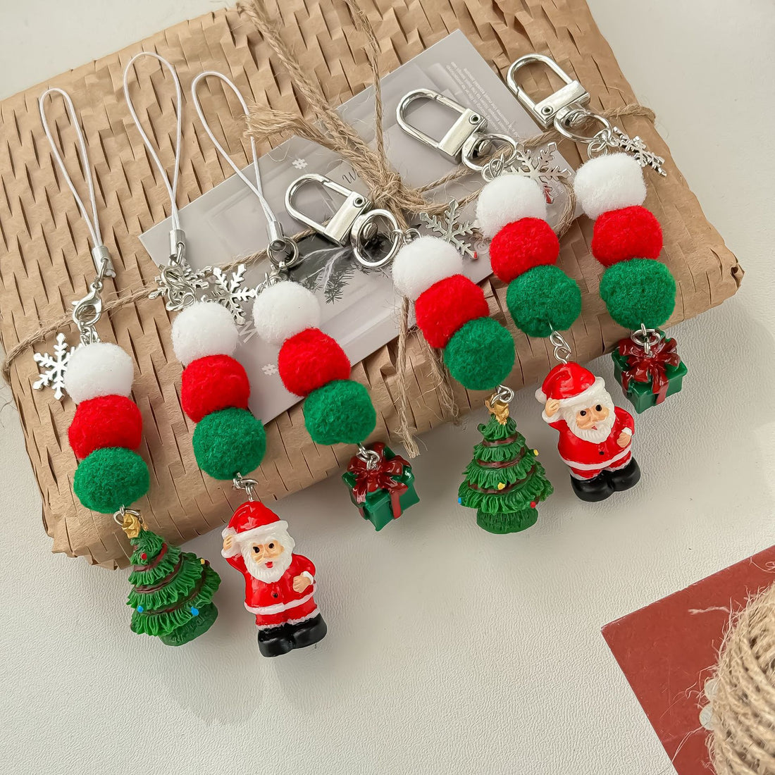 Funny Santa Claus Christmas Style Bag Charm DP25G764