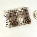 Tartan Plaid Tassel Scarf - DippedShop Wholesale - #6051