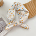 Flower Print Square Scarf - DippedShop Wholesale - #6787
