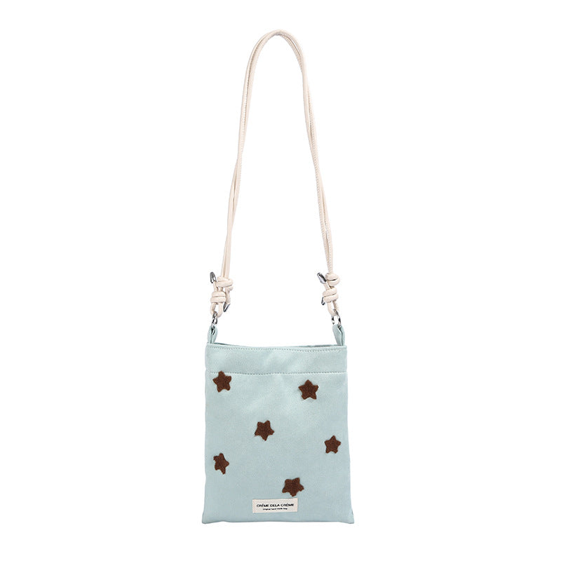 Sweet Star Embroidery Mini Crossbody Phone Bag 6W10BBG2370