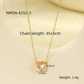 Cubic Zirconia Heart Pendant Choker Necklace 6W6JNC392L