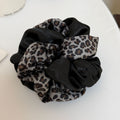 Vintage Leopard Print Velvet Satin Scrunchies 6W6HSR362