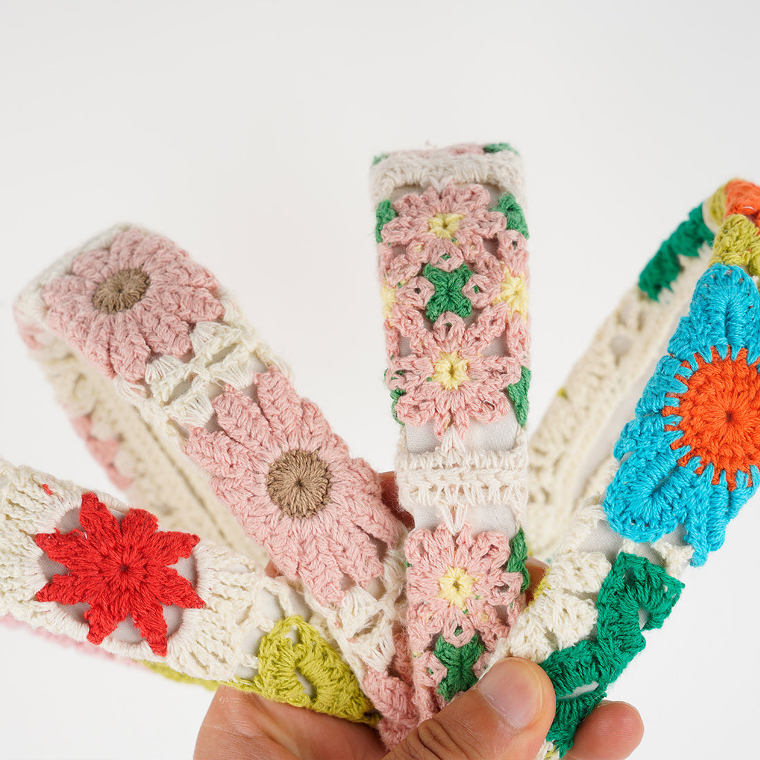 Boho Crochet Beach Headband - DippedShop Wholesale - #9699