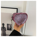Sparkly Rhonestone Heart Shape Purse Crossboay Bag 6W10BBG1735