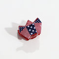 Stylish USA Flag Love Shape Nonslip Hair Clip 8AS6HCP58T