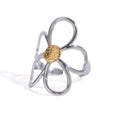 Hollow Flower Open Ring - DippedShop Wholesale - #5747