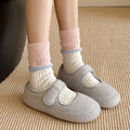 Minimalist Striped Wool Blend Thicken Crew Socks 6W8FSO537