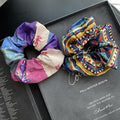 Floral Elastic Hair Scrunchie - DippedShop Wholesale - #5459