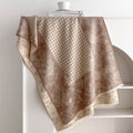 Houndstooth Floral Shawl Wrap Scarf - DippedShop Wholesale - #4083