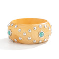Punk Style Studded Wooden Wide - DippedShop Wholesale - #1187