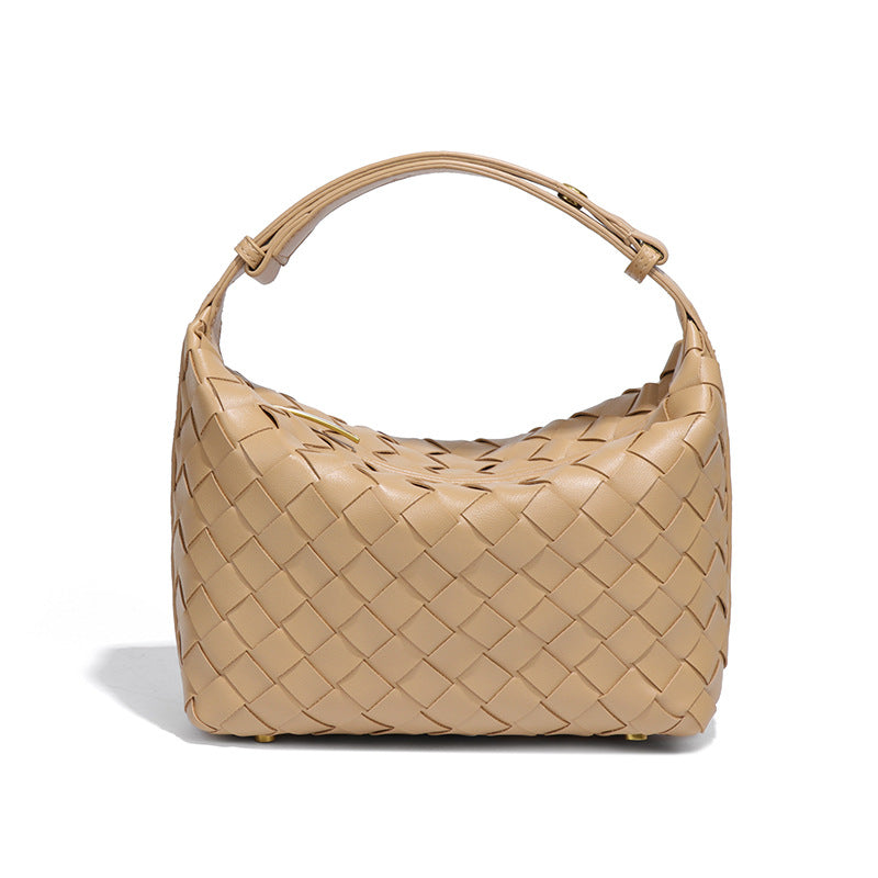 Minimalist Solid Color Woven Mini Handbag 6W10BBG2420