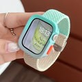 Color Block Nylon Weave Watch Band 6W6JWA141