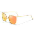 Retro Metal Oval Sunglasses - DippedShop Wholesale - #7939