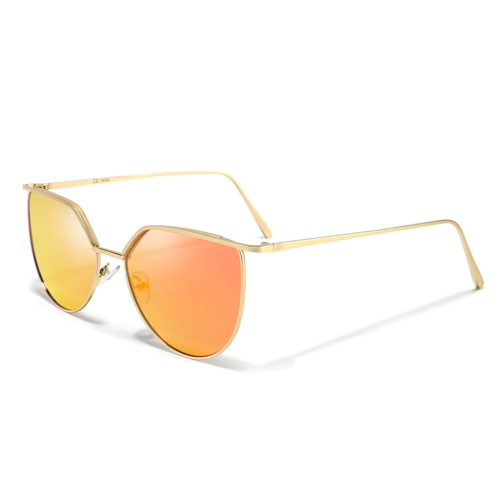 Retro Metal Oval Sunglasses - DippedShop Wholesale - #7939
