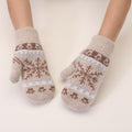 Snowflake Knit Mittens - DippedShop Wholesale - #1699