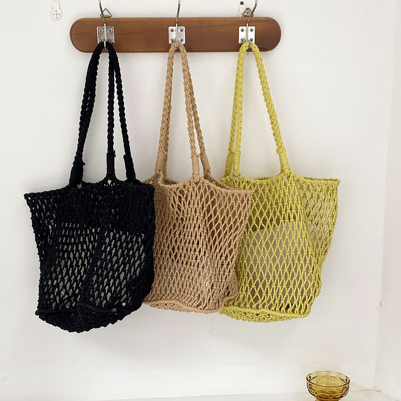 Large Hellow Out Woven Bag DPWB13