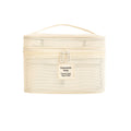 Retro Plaid Pattern Large Capacity Cosmetic Bag 6S5CO119