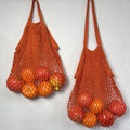 Solid Color Hollow Out Shopping Mesh Storage Bag 8BW6BOB93T
