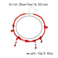Gothic Beaded Tassel Necklace - DippedShop Wholesale - #9523