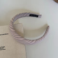 Fashion Striped Color Block Fabric Wide Headband 6W6HBD301