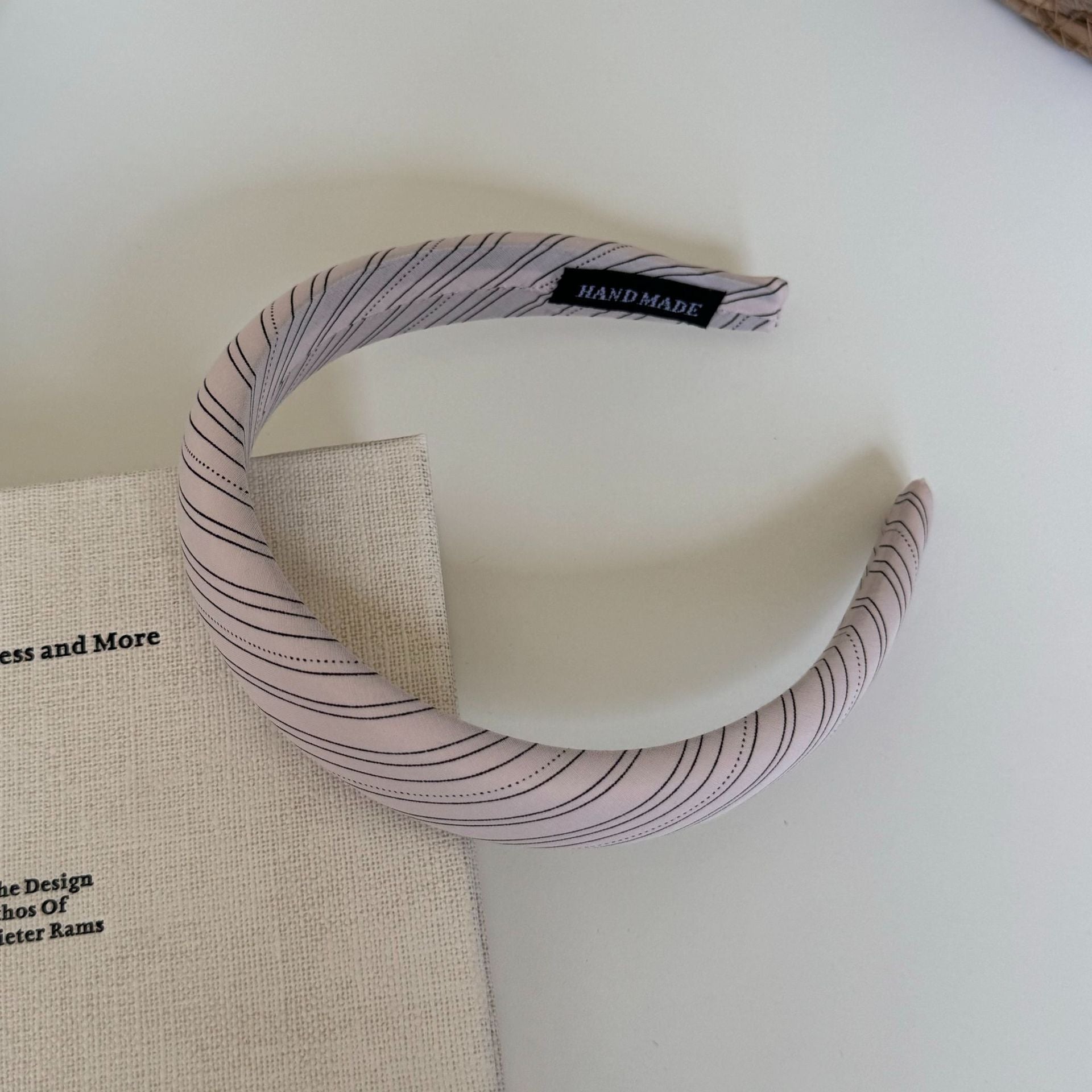 Fashion Striped Color Block Fabric Wide Headband 6W6HBD301