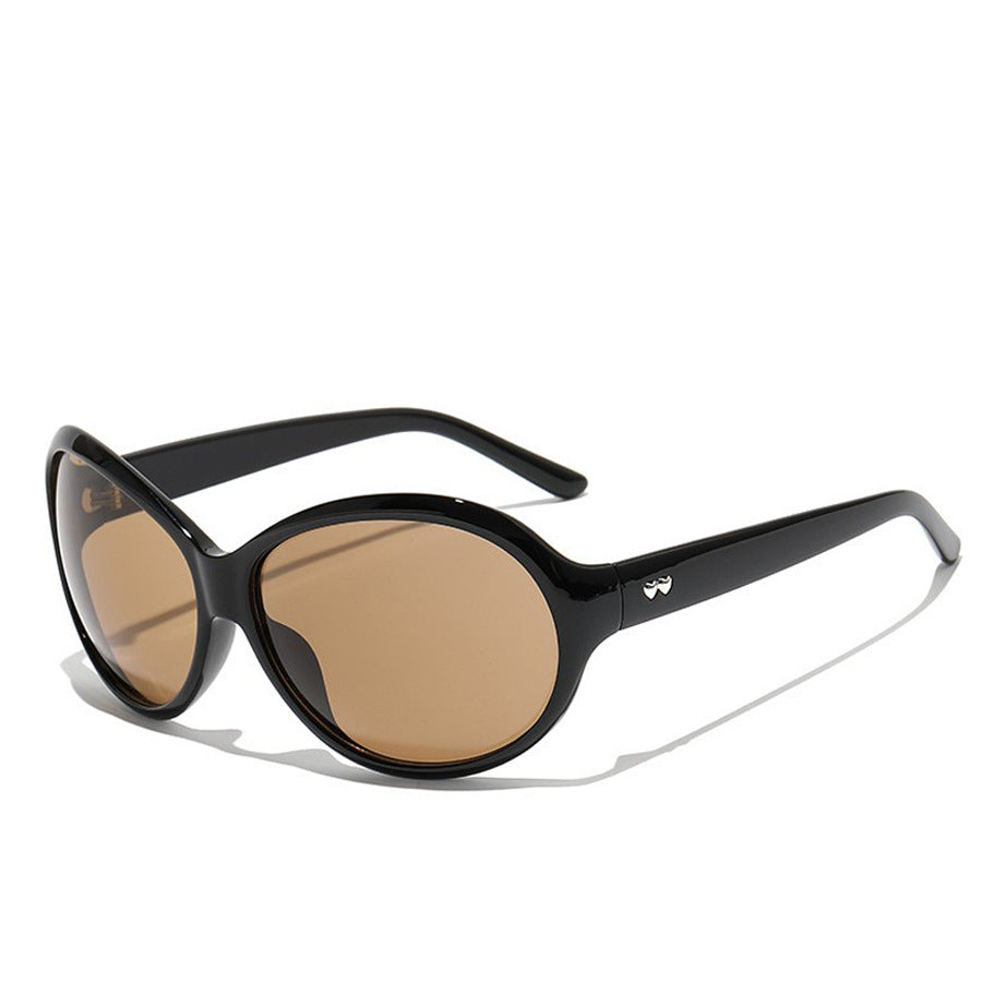 Retro Oversized Oval Sunglasses - DippedShop Wholesale - #3763