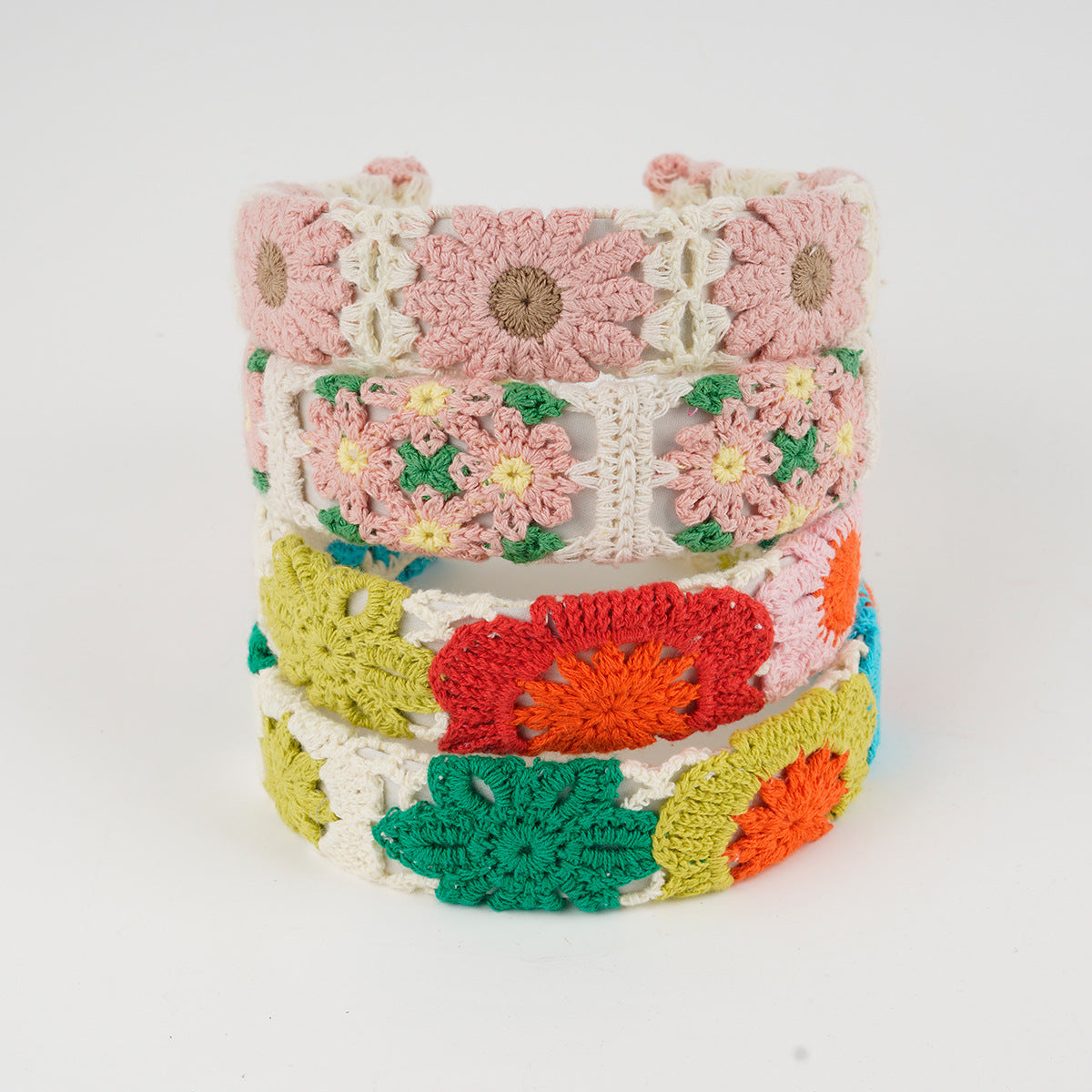 Boho Crochet Beach Headband - DippedShop Wholesale - #5235