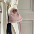Cute Fluffy Faux Fur Dumpling Crossbody Bag 6W10BBG2389