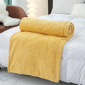 Butterfly Jacquard Fleece Blanket - DippedShop Wholesale - #2755