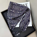 Cashew Print Silk Scarf - DippedShop Wholesale - #4755