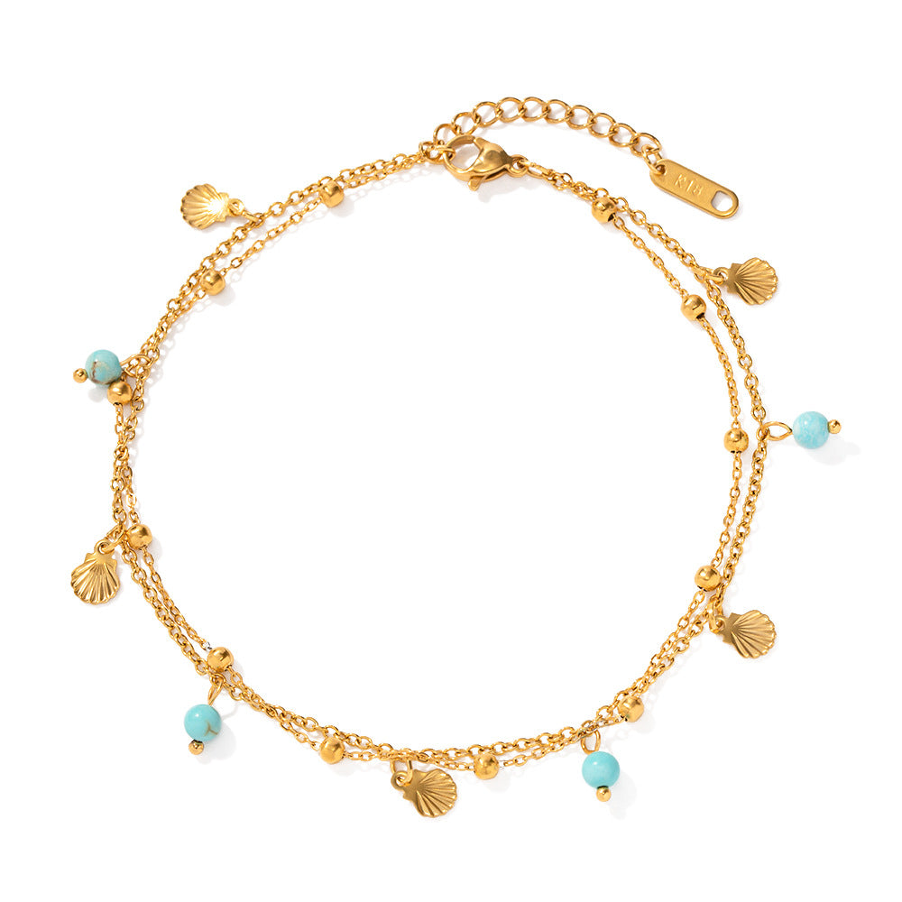 Minimalist Blue Bead Pendants - DippedShop Wholesale - #6339