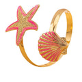 Trendy Gold Plated Irregular D - DippedShop Wholesale - #5939