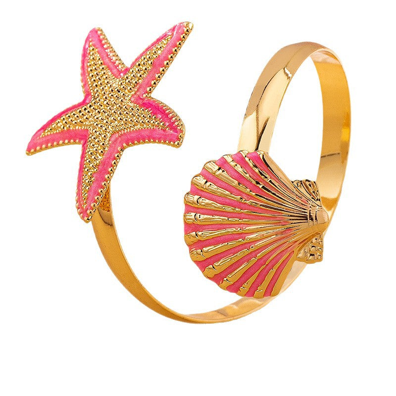 Trendy Gold Plated Irregular D - DippedShop Wholesale - #5939