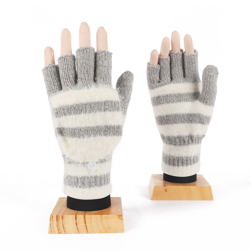 Convertible Mittens Fingerless - DippedShop Wholesale - #1779