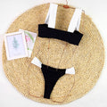 Color Block Strap Bikini - DippedShop Wholesale - #0227