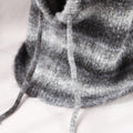 Vintage Striped Knitted Hooded Scarf Hat 6W6HAT702