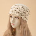 Handmade Solid Color Hollow Out Beanie Cap 8BK6HAT200T