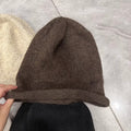 Minimalist Slouchy Cuffed Warm Knit Beanie Hat 6W6HAT710