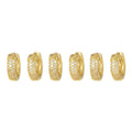 Stylish Gold Plated Moon Penda - DippedShop Wholesale - #0019