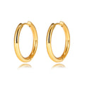Minimalist Gold Plated Hoop Earring 6W6JER574