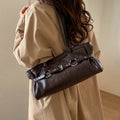 Retro Belted Buckle PU Tote - DippedShop Wholesale - #0883