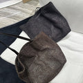 Retro Solid Color Straw Woven Large Capacity Shoulder Bag 8CW6BBG517L