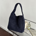 Retro Woolen Large Capacity Commute Tote Bag 6W10BBG2490